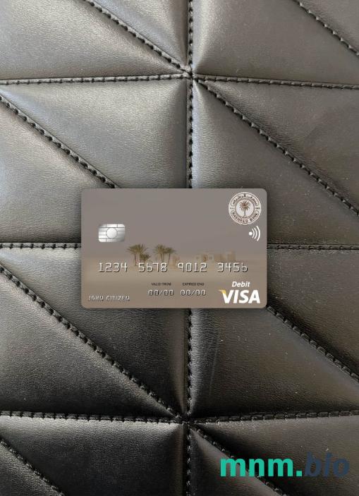 Iraq Rasheed bank visa obciążyć card wygląd fotograficzny skan PSD + zdjęcie